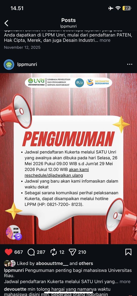 vibesplum's tweet photo. maksain mahasiswa bukin proker mau paling elit, penyelenggaranya bikin server yang bener aja sulit. h-20 kkn masi blm ada desa 🤸‍♂️ https://t.co/XIItgE5XmT