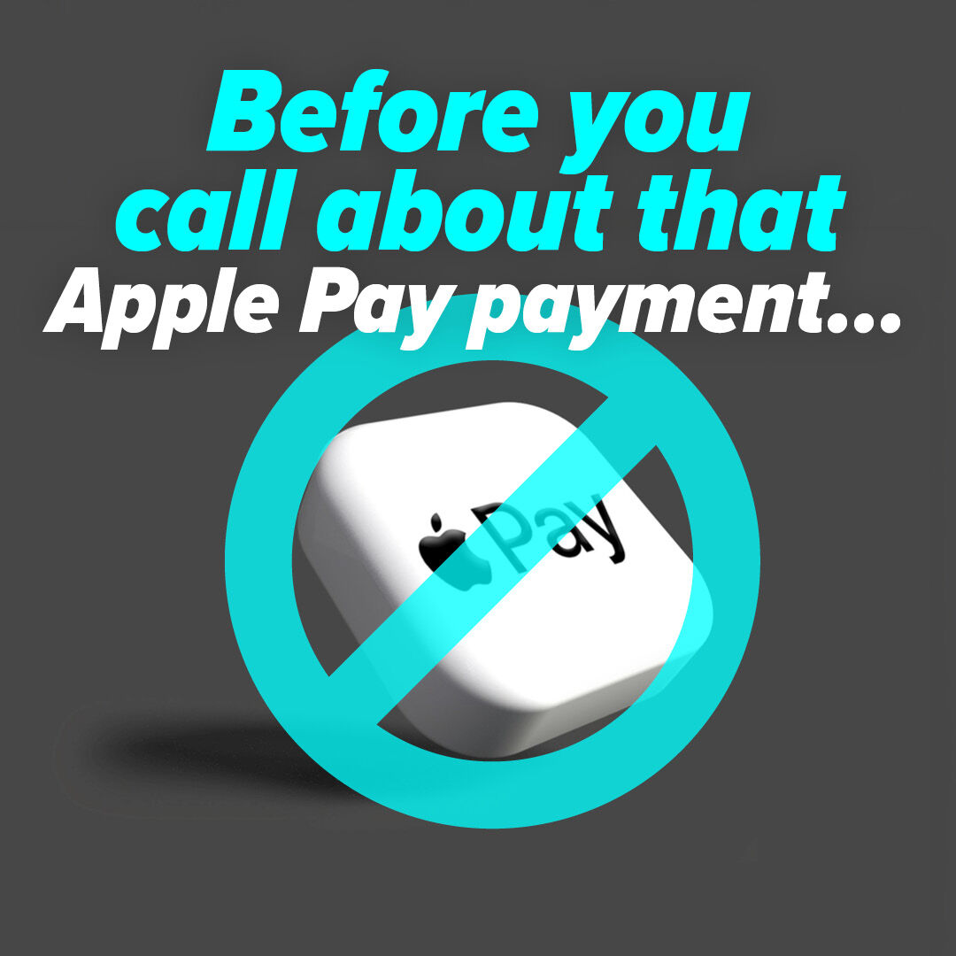 AptusTechSurrey's tweet photo. If you receive a message saying a large Apple Pay payment has been blocked and you need to call a number urgently… 

STOP 🚩

There’s a new scam circulating that targets Apple users, and it’s very convincing.

The email or text usually claims that a high-value purchase ha https://t.co/nvqIdfzXNc