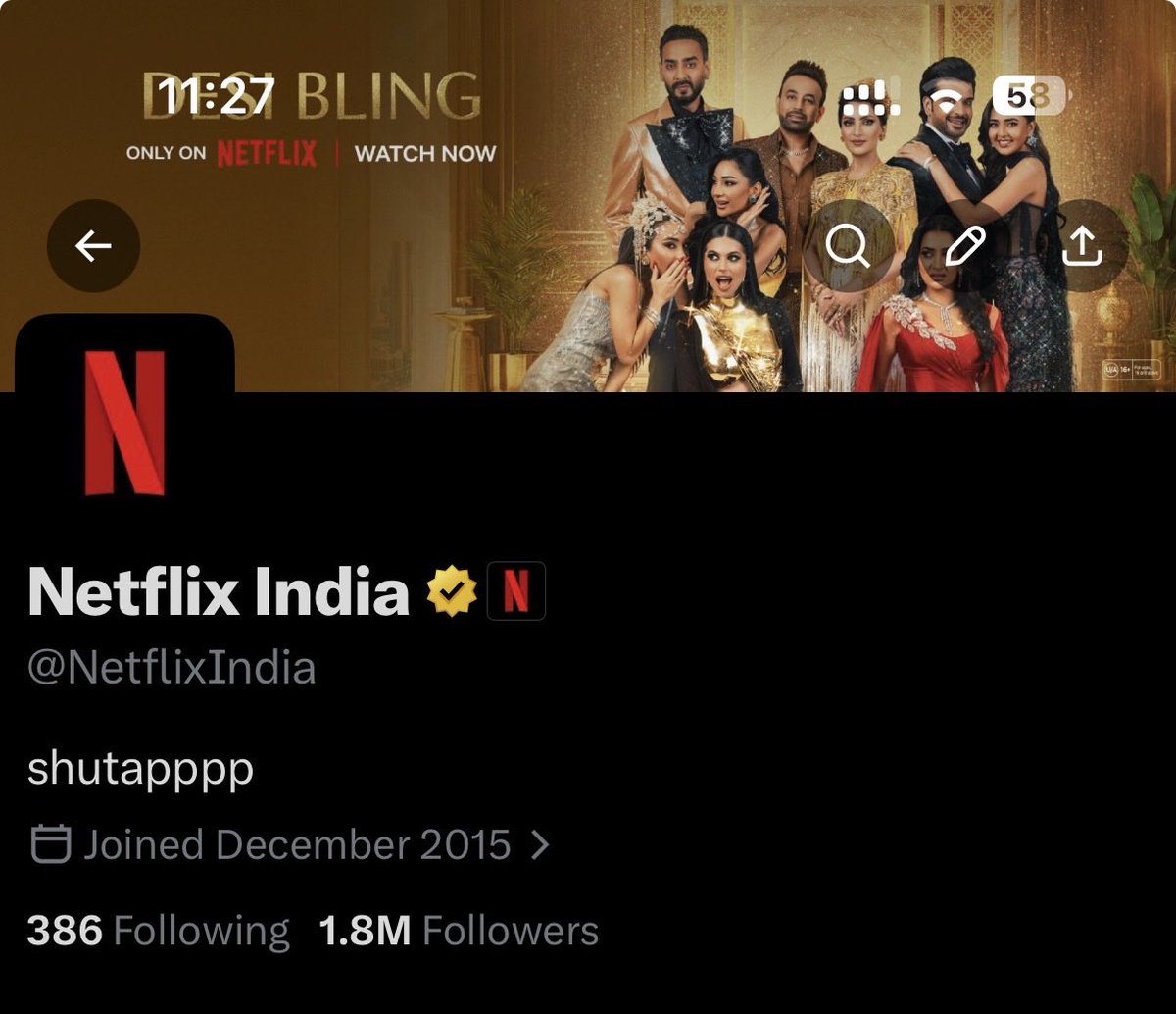 Netflix India tweet media