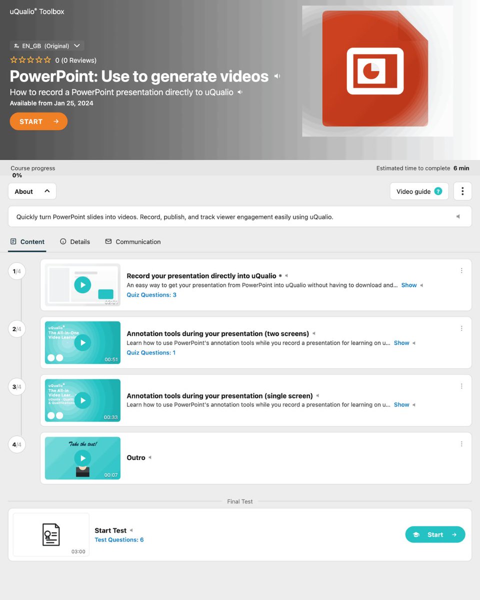 uqualio's tweet photo. You have a dozen PowerPoint decks in a shared drive right now.

Stop emailing them as PDFs nobody opens. Record your screen, talk over the slides, put the video into a course.

No camera. No editing.

Watch how you can easily do it here 👉 https://t.co/uHPASRKUcV https://t.co/vZzuesbCmT