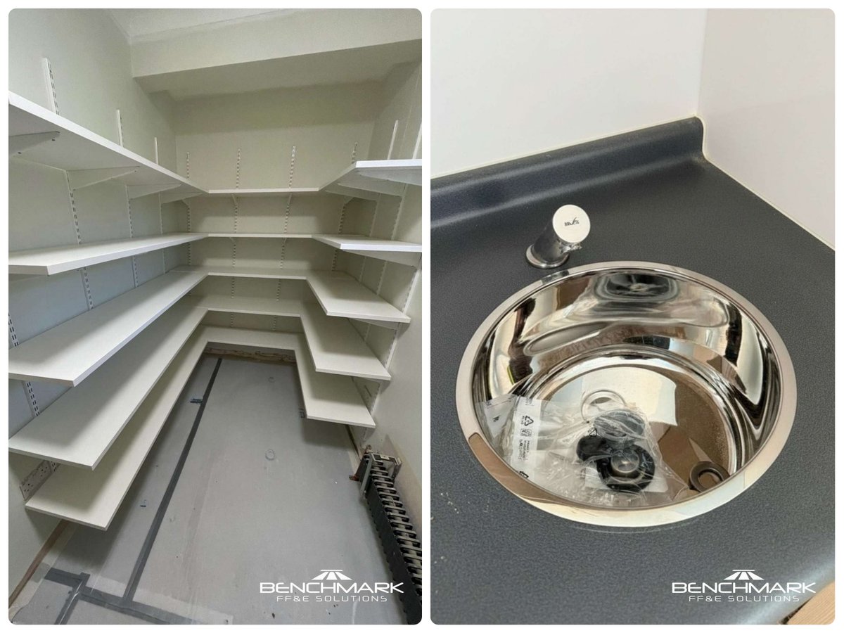 BenchmarkProdu1's tweet photo. 💪 On Site with Benchmark FF&amp;E Solutions!

Our team has been busy delivering another successful installation, bringing our designs to life on site. ✨

It’s always rewarding seeing a project move from concept through to completion.

#FFandE #FittedFurniture https://t.co/7NCYooB4pD