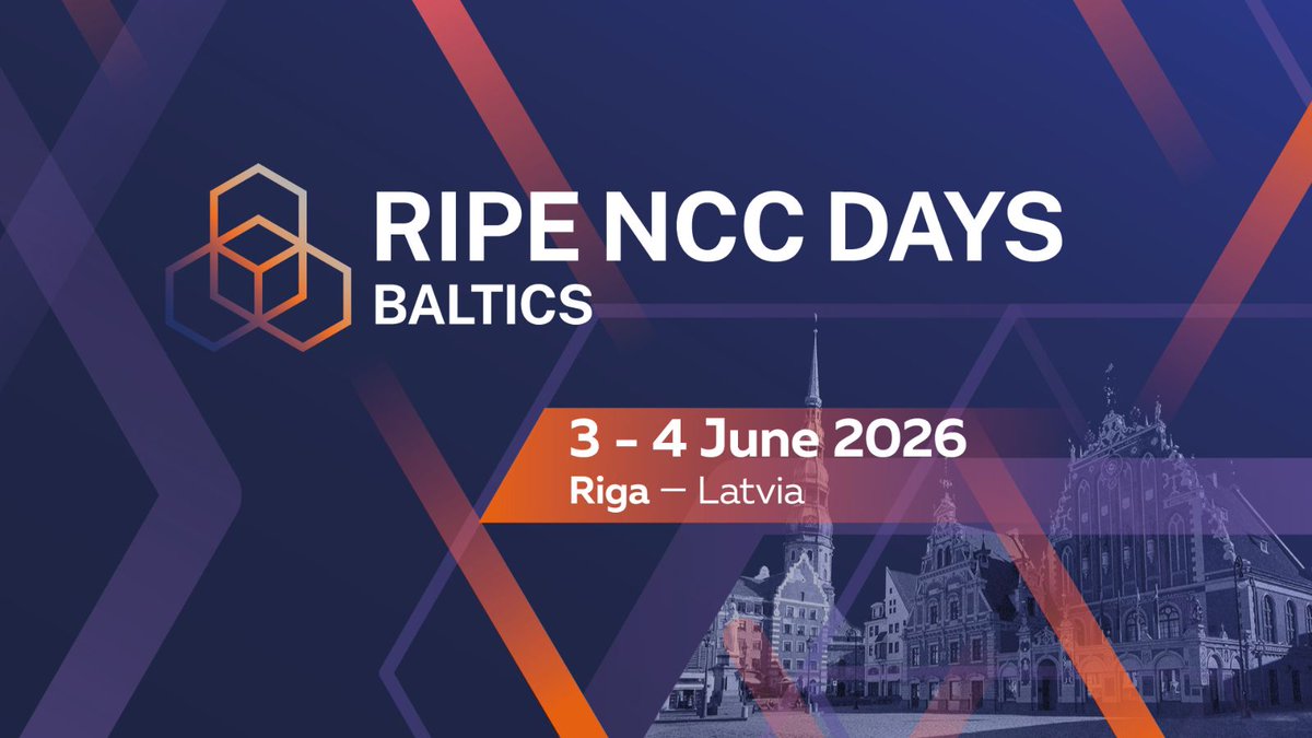 ripencc's tweet photo. 𝗝𝘂𝘀𝘁 𝗼𝗻𝗲 𝘄𝗲𝗲𝗸 𝗹𝗲𝗳𝘁 𝘂𝗻𝘁𝗶𝗹 𝗥𝗜𝗣𝗘 𝗡𝗖𝗖 𝗗𝗮𝘆𝘀 𝗕𝗮𝗹𝘁𝗶𝗰𝘀! 🥳

Registration is still open, if you happen to be in Latvia, come and join us.🇱🇻🩵

👉 Register now: https://t.co/0nHA1D3Iyr less https://t.co/qmMDK7Qd5B