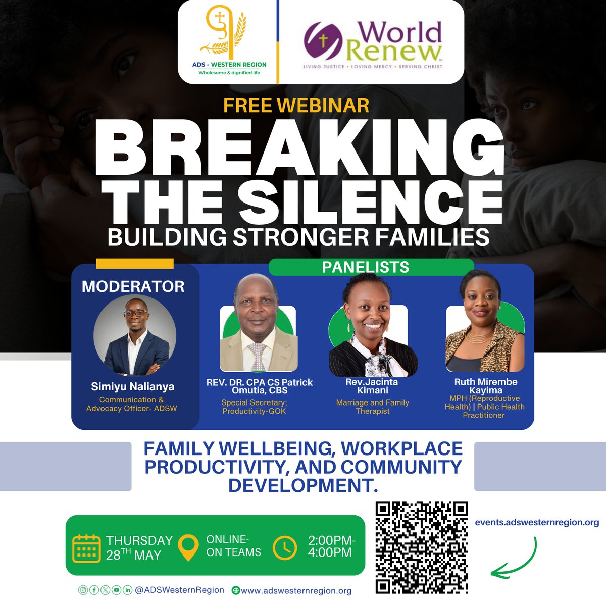 ADSWesternR's tweet photo. HAVE YOU REGISTERED?
Work stress. Parenting anxiety. Digital burnout. Family conflict. These are heavy burdens, but we don’t have to carry them alone.
Join usfor a transformative FREE virtual webinar:

Thursday, 2PM – 4PM
📍 Register Now: https://t.co/kFqzaJ4M6U

#MentalWellness https://t.co/g7LRxX4g07