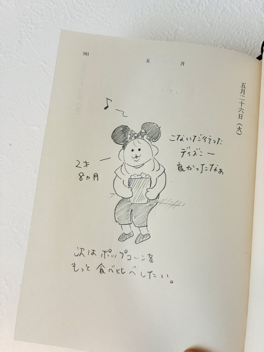 keikonbu97's tweet photo. ほぼ日は育児日記。
マイブックは自分のメモに使うはずがまた子のこと描いとる https://t.co/AmFvBF4Yvz