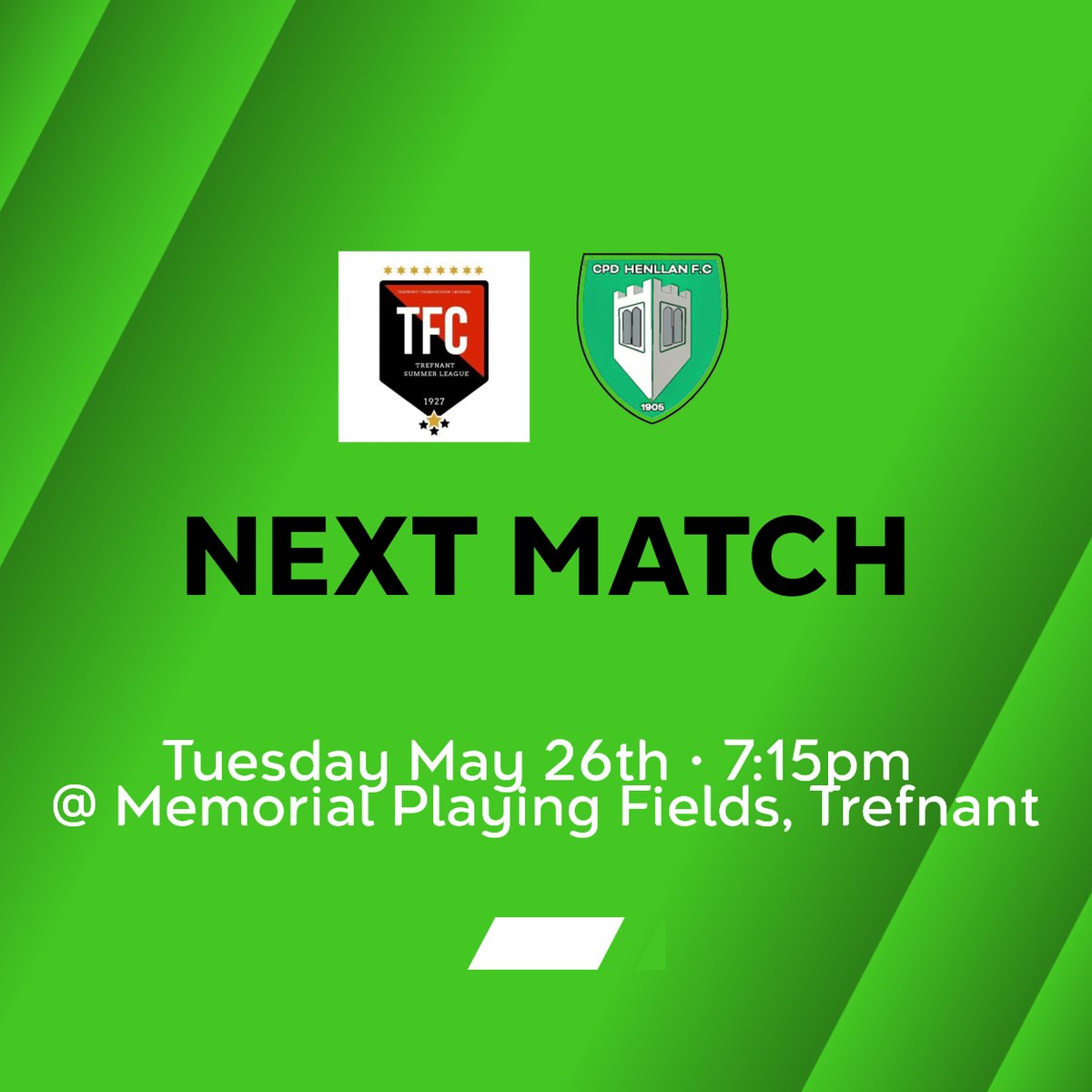 henllanfc's tweet photo. Next up we make the short trip to Trefnant... https://t.co/9T5b8Dh8q6