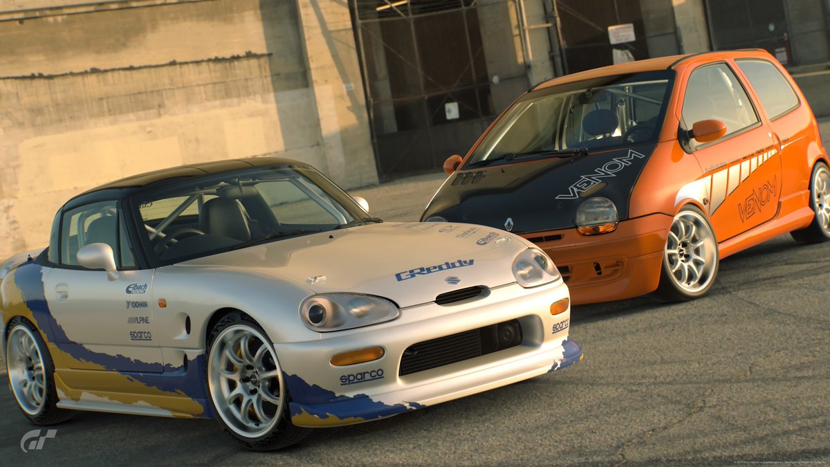 corjra's tweet photo. カプチーノ import tuner 
半分ネタで作ったつもりが普通にかっこいい、、 https://t.co/g4qaV4g1nm