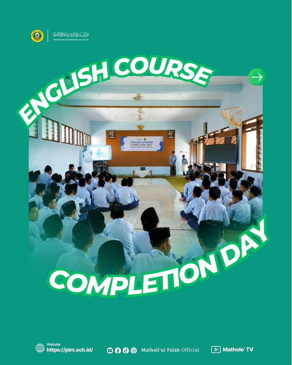 mathaliulfalah's tweet photo. Bukan sekadar menyelesaikan course, tapi tentang keberanian untuk tampil, mencoba, dan berkembang bersama. 🌟
See you on the next level, English learners! 📚✨

#mathaliulfalah #IdulAdha #santrikajen #EnglishCourse #matholekkajen https://t.co/ts6duWFUMI