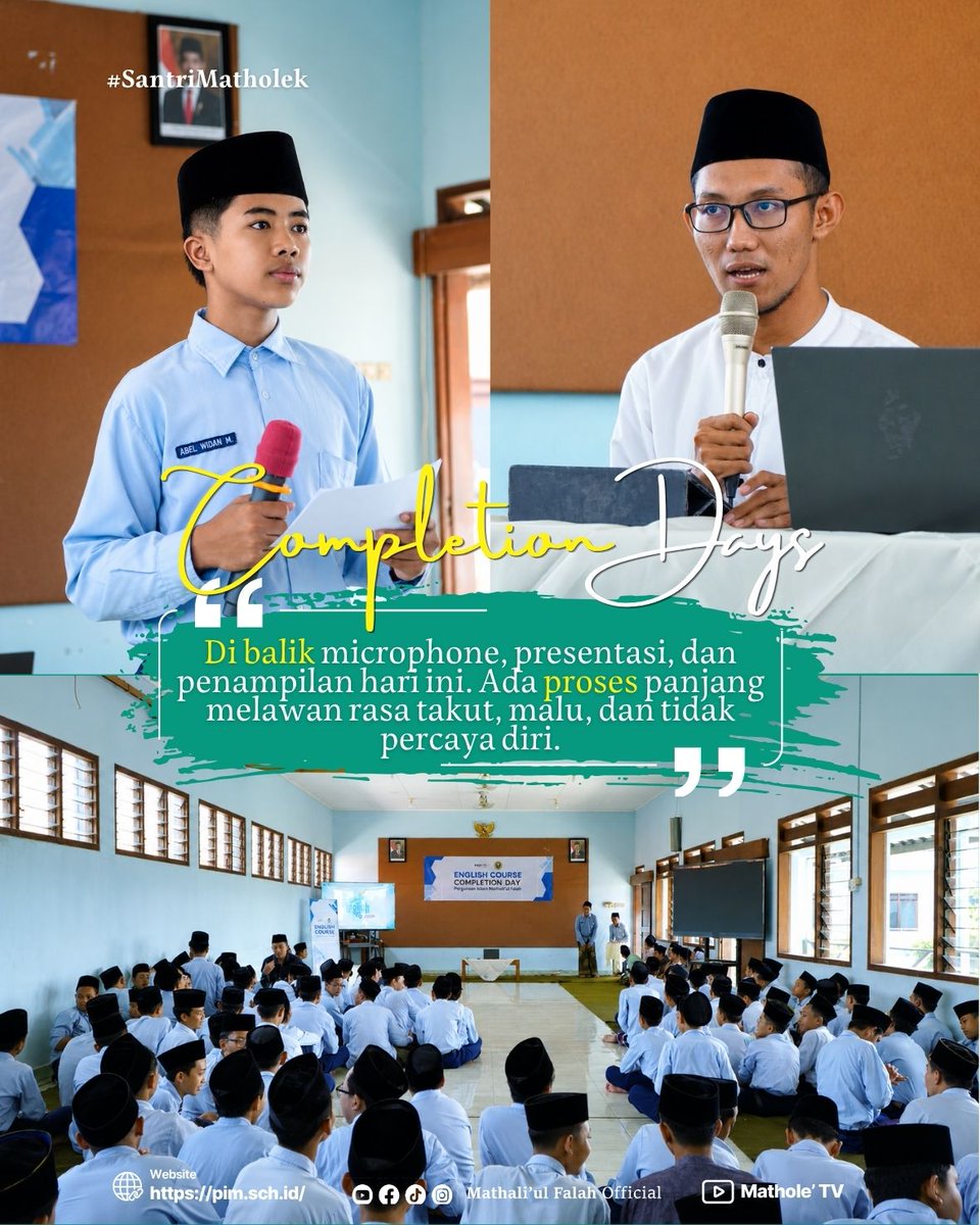 mathaliulfalah's tweet photo. Bukan sekadar menyelesaikan course, tapi tentang keberanian untuk tampil, mencoba, dan berkembang bersama. 🌟
See you on the next level, English learners! 📚✨

#mathaliulfalah #IdulAdha #santrikajen #EnglishCourse #matholekkajen https://t.co/ts6duWFUMI