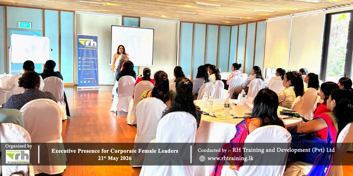 RHtraining's tweet photo. ✨ A Glimpse of the Training on "Executive Presence for Corporate Female Leaders" conducted by @RHtraining on the 21st of May 2026

Thank you all participants for making it to this wonderful event

🔗 Visit https://t.co/4DSmhPTUvo for more details on upcoming Training sessions https://t.co/8n5hw3NHuU