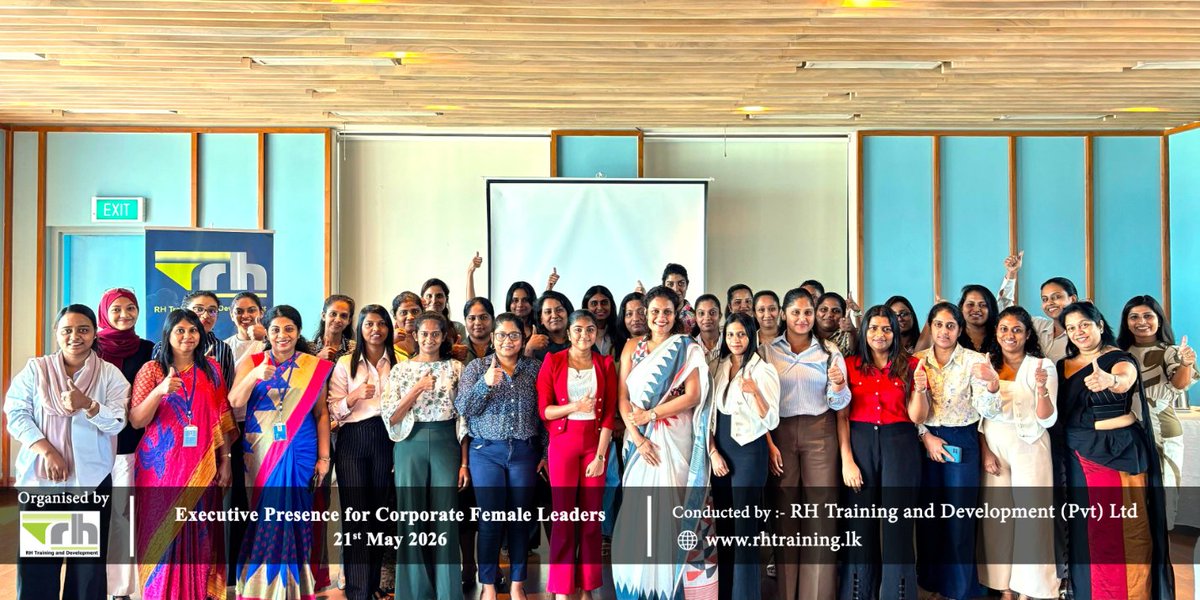 RHtraining's tweet photo. ✨ A Glimpse of the Training on "Executive Presence for Corporate Female Leaders" conducted by @RHtraining on the 21st of May 2026

Thank you all participants for making it to this wonderful event

🔗 Visit https://t.co/4DSmhPTUvo for more details on upcoming Training sessions https://t.co/8n5hw3NHuU