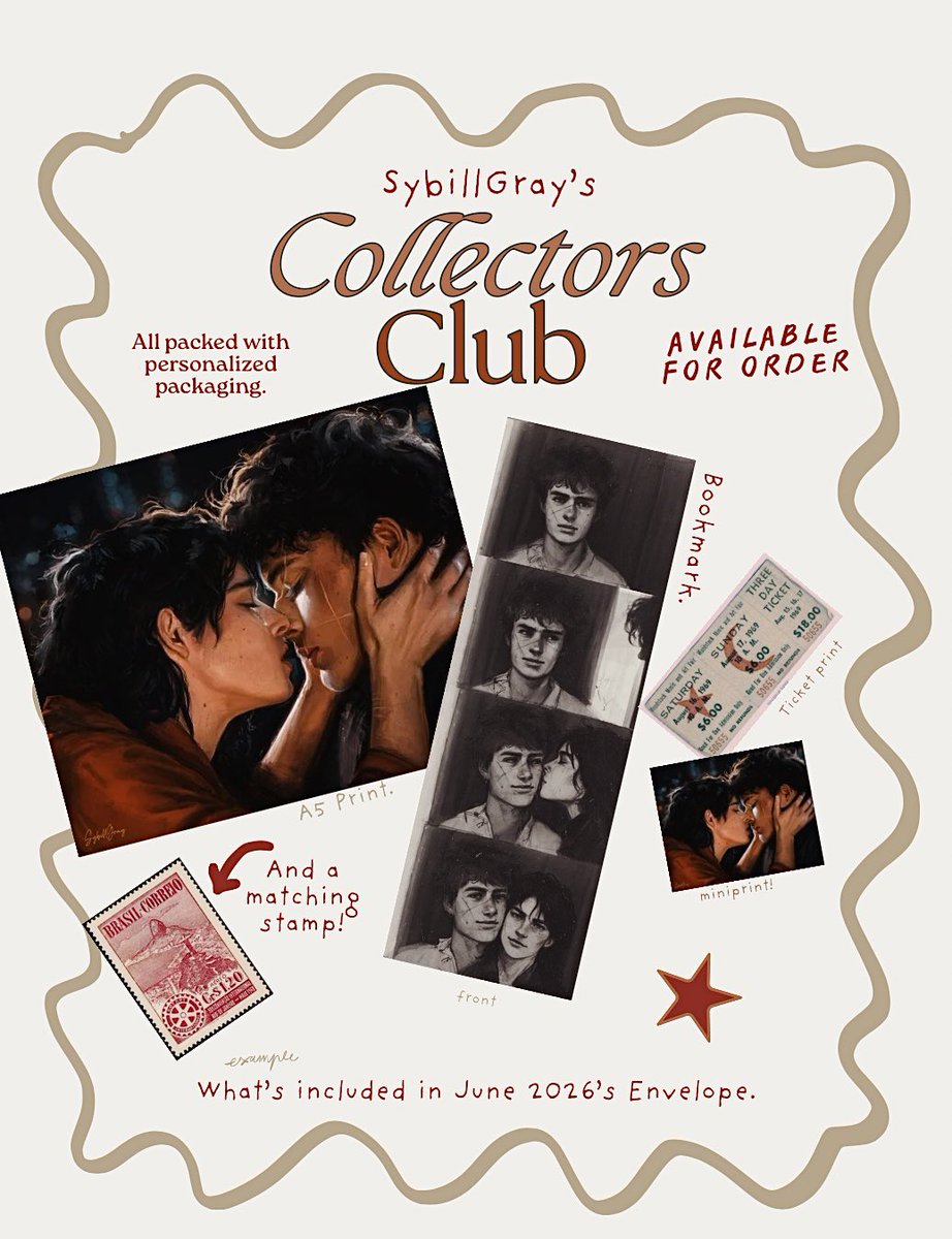 sybillgray's tweet photo. My June’s Collectors Club is here! Get your hands on it before it’s gone forever! #snailmailclub https://t.co/aizFONCN1z