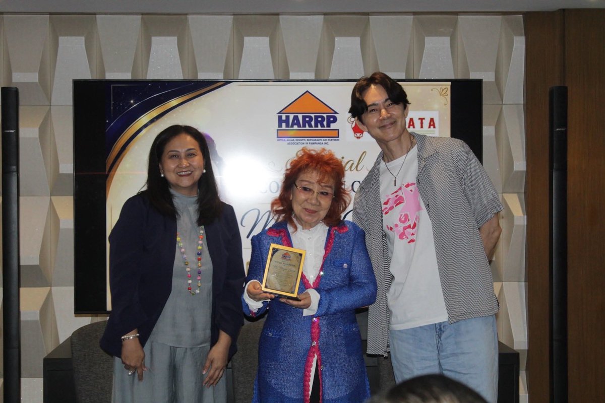 aoni_official's tweet photo. #野沢雅子

【Global Cultural Impact Award】
〈5/24(日) Citadines Bay City Manila〉

世界的ポップカルチャーへの多大な貢献と、世代を超えて世界中の観客に与え続けている影響力を称える特別表彰式にねて、
野沢雅子がその象徴的な演技を通じて、日本とフィリピンの文化交流促進に大きく寄与するとともに、日本アニメーションに触発された観光業、ファンコミュニティ、クリエイティブ産業の発展にも貢献してきたとの受賞でした。

その席で仮面ライダーBLACKの倉田てつをさんと共に、施設の子供たちに寄付を代理登壇させていただきました。

そして倉田さんが経営するステーキKURATAにてファンの皆さんとの交流会にも参加しました！