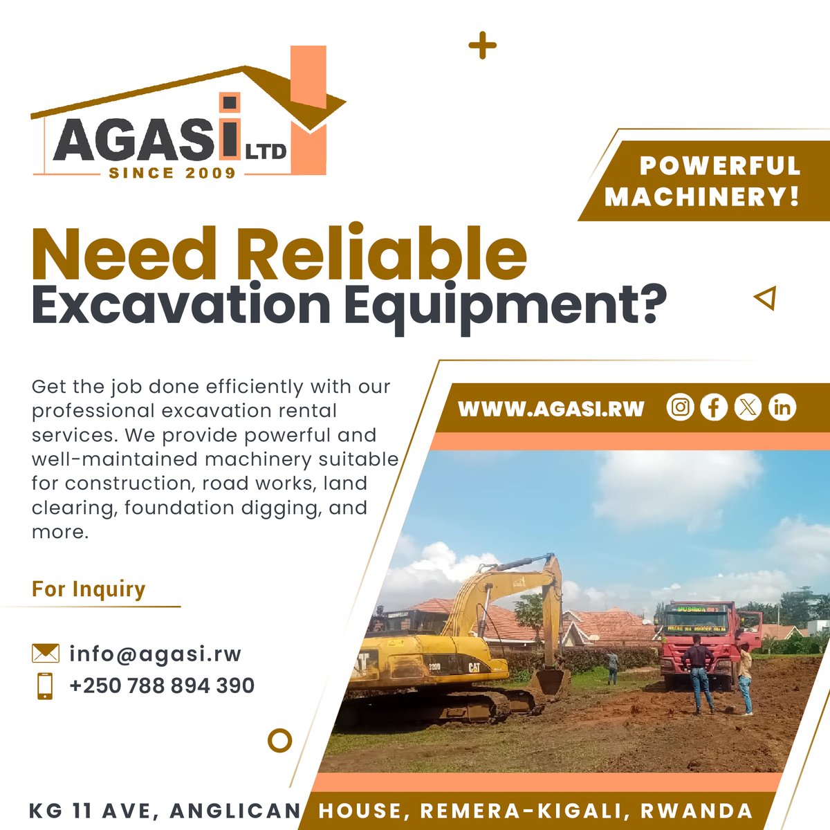 agasiltd's tweet photo. ✅ Affordable rental rates
✅ Skilled operators available
✅ Reliable and well-maintained equipment
✅ Fast and professional service
Build with confidence and let us support your next project with quality excavation solutions. https://t.co/BUL8eDc1bb