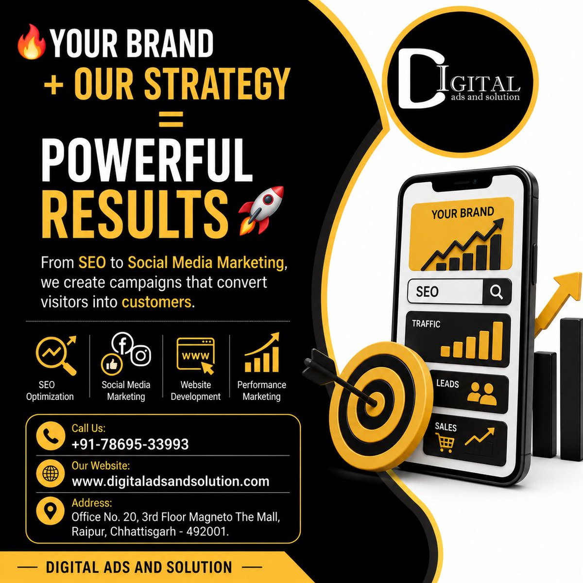 digitaladsandso's tweet photo. 🔥 Your Brand + Our Strategy = Powerful Results 🚀

Want more visibility, leads, and sales for your business?
At Digital Ads And Solution, we create result-driven campaigns that turn visitors into loyal customers. 📈

💡 Our Services:
✅ SEO Optimization
✅ Social Media Marketing https://t.co/HBJhQs089T