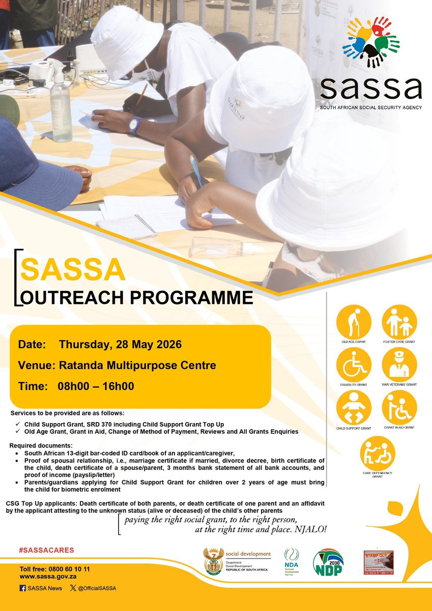 SASSA tweet media