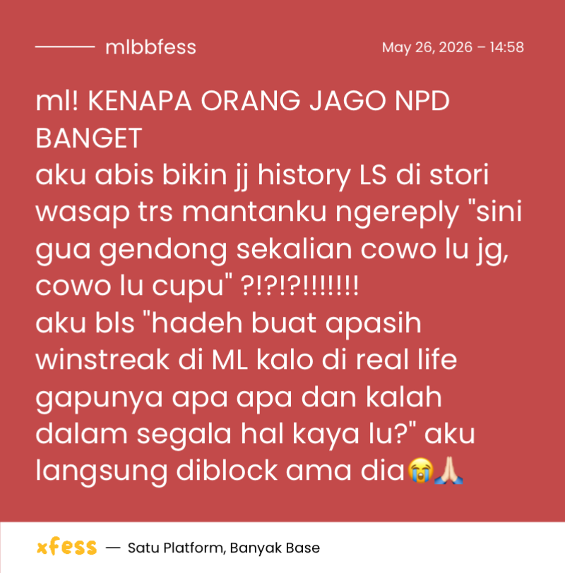 Mobile Legends Menfess tweet media