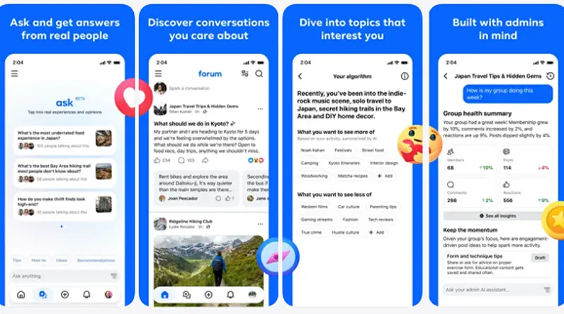 The_Artery's tweet photo. Meta launches Forum app https://t.co/HFM7iAEAgS, focusing Facebook Group activity on a new platform

#MetaLaunch #ForumApp #GroupChat #SocialMediaApp #FacebookGroups #OnlineCommunity #AppLaunch #SocialNetworking #GroupFocus #DigitalCommunity https://t.co/e3TFcHrgQt