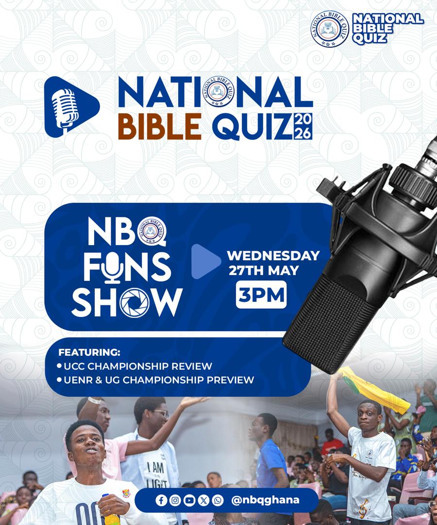 NBQGhana's tweet photo. The conversation continues at 3pm tomorrow😅
Join us for the UCC Championship review show and the preview of the UENR and UG championships💥
You don’t want to miss this🫵🔥
#NBQFansShow
#NBQ2026
#NBQInstitutionals
#TheWordinAction https://t.co/BJSQvowlQa