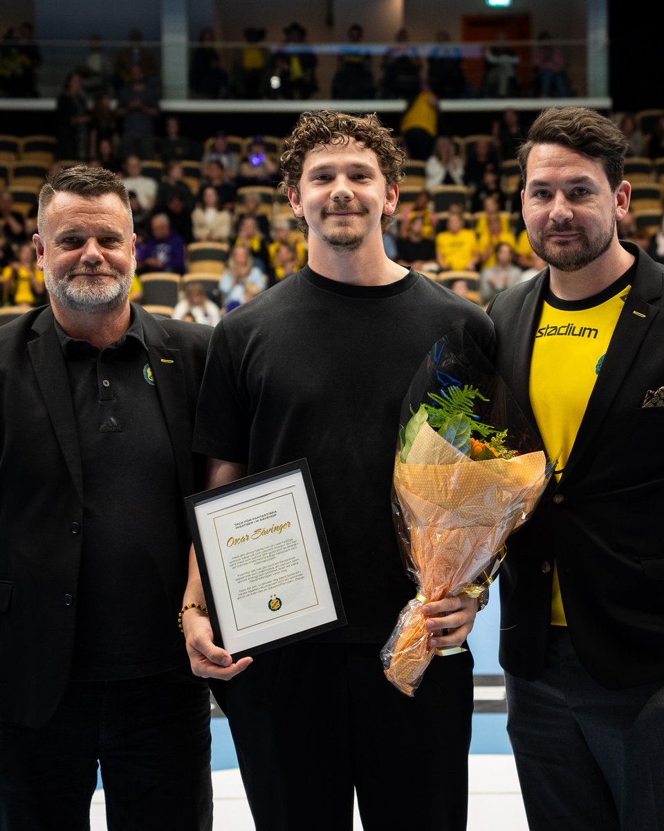 IK_Savehof's tweet photo. Oscar Sävinger, för alltid gulsvart 💛🖤

#sävehof #gulsvartmagi https://t.co/uq6J9AIuLC