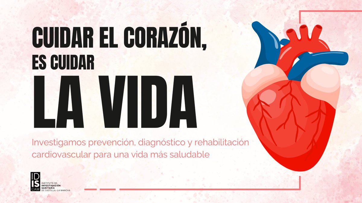 idiscam's tweet photo. ❤️ Mejorar la salud del corazón es también mejorar la vida. Estudiamos estilos de vida, edad vascular, rehabilitación y nuevas tecnologías para cuidar el sistema cardiovascular.

Conoce más: https://t.co/LPeYsRnZD0

#IDISCAM #Corazón #Cardiología https://t.co/lsbXTriEQH