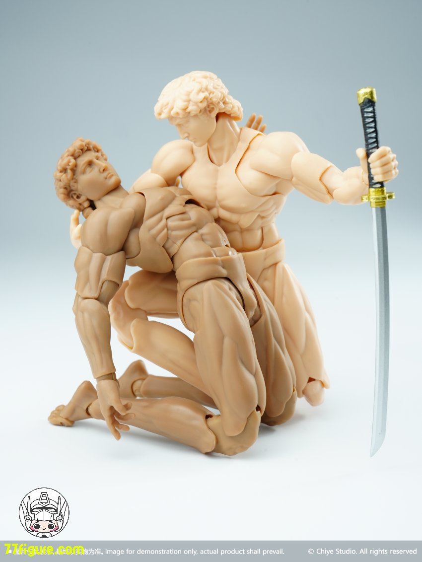 予約商品] Chiye Studio 1/12 David 可動男性素体 ブラウンVer. 塗装
