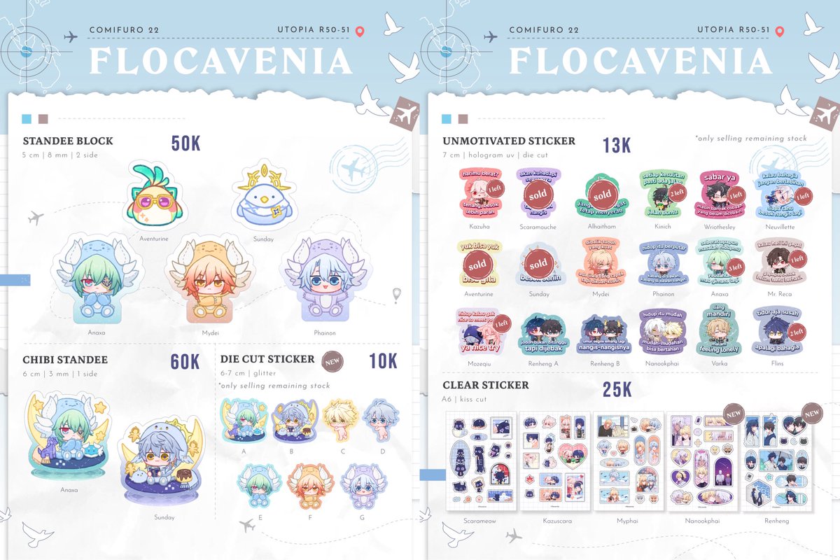 fluffyy_ns's tweet photo. [HELP RT || MY GO 🇲🇾] #fluffyyGO 

HSR, Genshin Fenmerchs by @Flocavenia

RM3.50~RM40
• Price &amp; order link in bio

– Add RM5 for bank transfer fee
– 2nd payment needed for INA domestic shipping + intl shipping + local postage
– Deadline: 30/05

#pasaranimeMY @pasaranimeMY https://t.co/bNoJH2s7XS