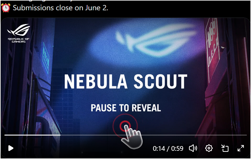 Refracxx's tweet photo. @ASUS_ROG Nebula Scout https://t.co/aLLLrulDN9