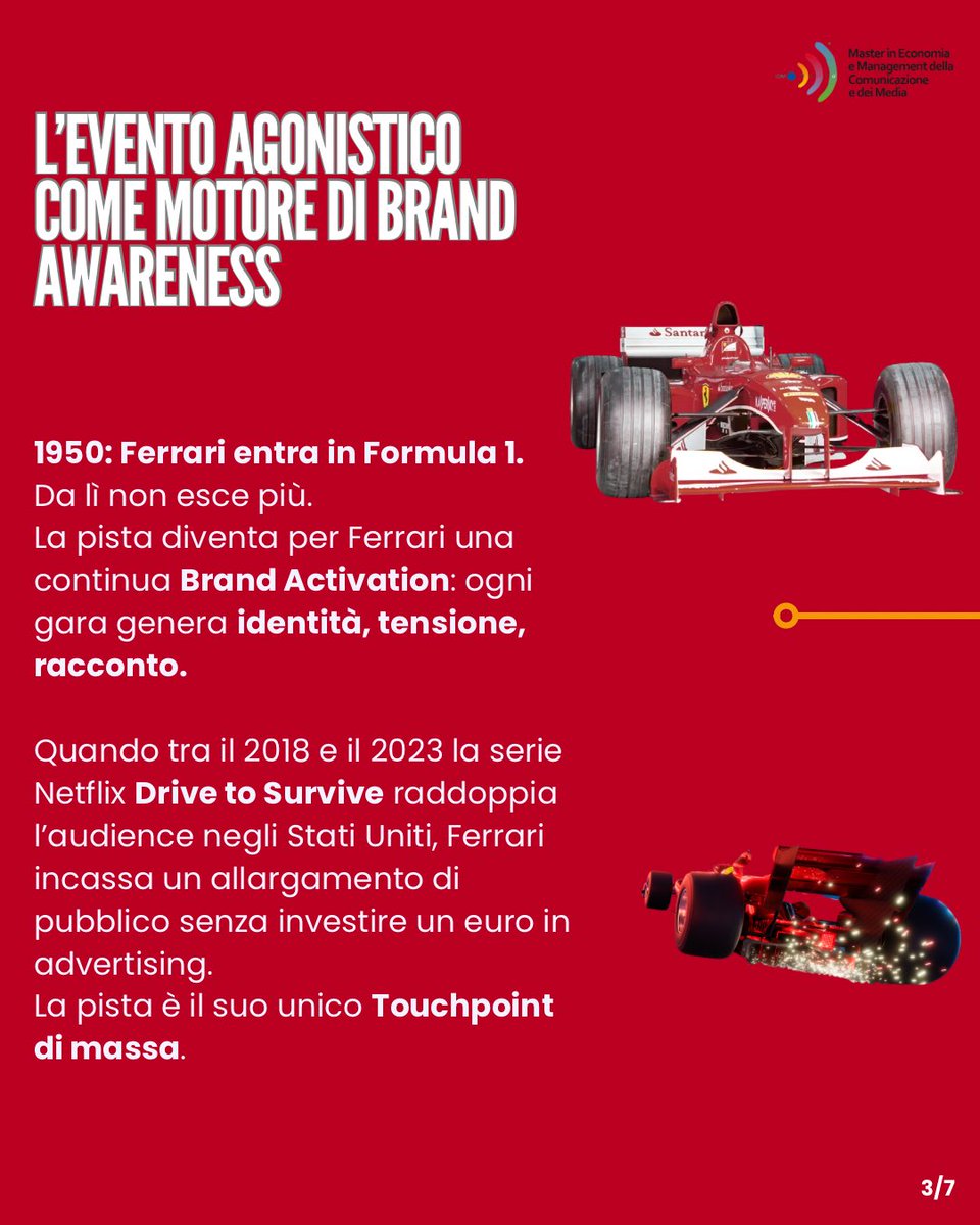 Comunica_Media's tweet photo. 🏎 𝐁𝐑𝐀𝐍𝐃 𝐒𝐓𝐎𝐑𝐘 — 𝐅𝐄𝐑𝐑𝐀𝐑𝐈
I PARTE
C'è chi cresce inseguendo il #mercato. E poi c'è Ferrari, che ha fatto l'esatto contrario per ottant'anni e oggi vale più di chi l'ha rincorsa.
‼️Leggi la prima parte della #brandstory e i dettagli in descrizione https://t.co/vQWMTQiXR3