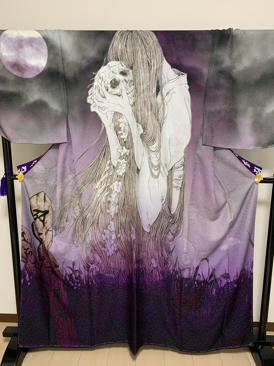 kimonoya_momoko's tweet photo. .
こちらの作品は
絵師の方に描いていただいたものを
着物屋ももこがオリジナルアレンジさせていただきました✨
凄く不気味な雰囲気を表現できたと思います👻

#着物屋ももこ
#大衆演劇
#舞台衣装
#着物屋
#オリジナル着物 https://t.co/mdrEamI605