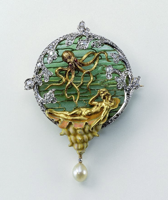 SophiaFioren's tweet photo. Brooch by Louis Aucoc, France, 1898. https://t.co/38FJrJaACw