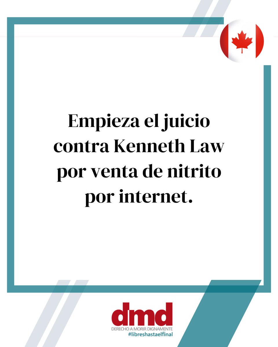 derechoamorir's tweet photo. #canada: juicio constitucionalidad traslado pacientes piden eutanasia en hospital de obediencia religiosa.
https://t.co/LFxEz3nXYo
#eutanasia #muertedigna #derechoamorir #derechosfinaldevida #derechosalfinaldelavida #leyeutanasia https://t.co/Uebfc68luA