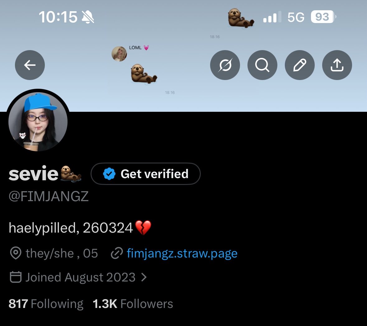 sevie🦦 tweet media