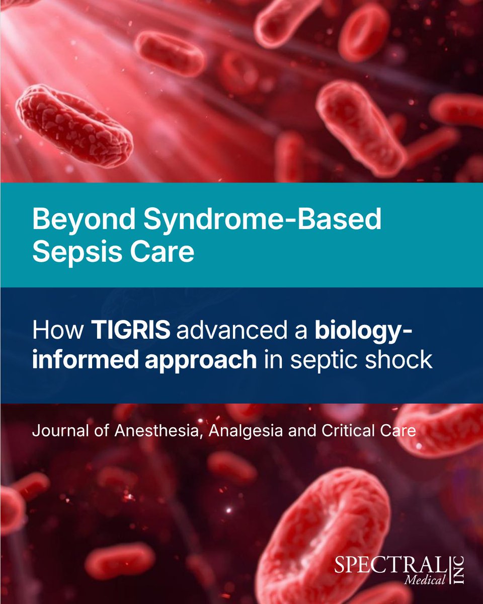 SpectralMedical's tweet photo. Biological heterogeneity in septic shock may have influenced outcomes in prior sepsis trials, raising important questions about whether broad syndrome-based enrollment can dilute therapeutic effect.

Read the full publication: https://t.co/6Q10tfgWql 

#FOAMed #Sepsis https://t.co/rhfTII9ax1