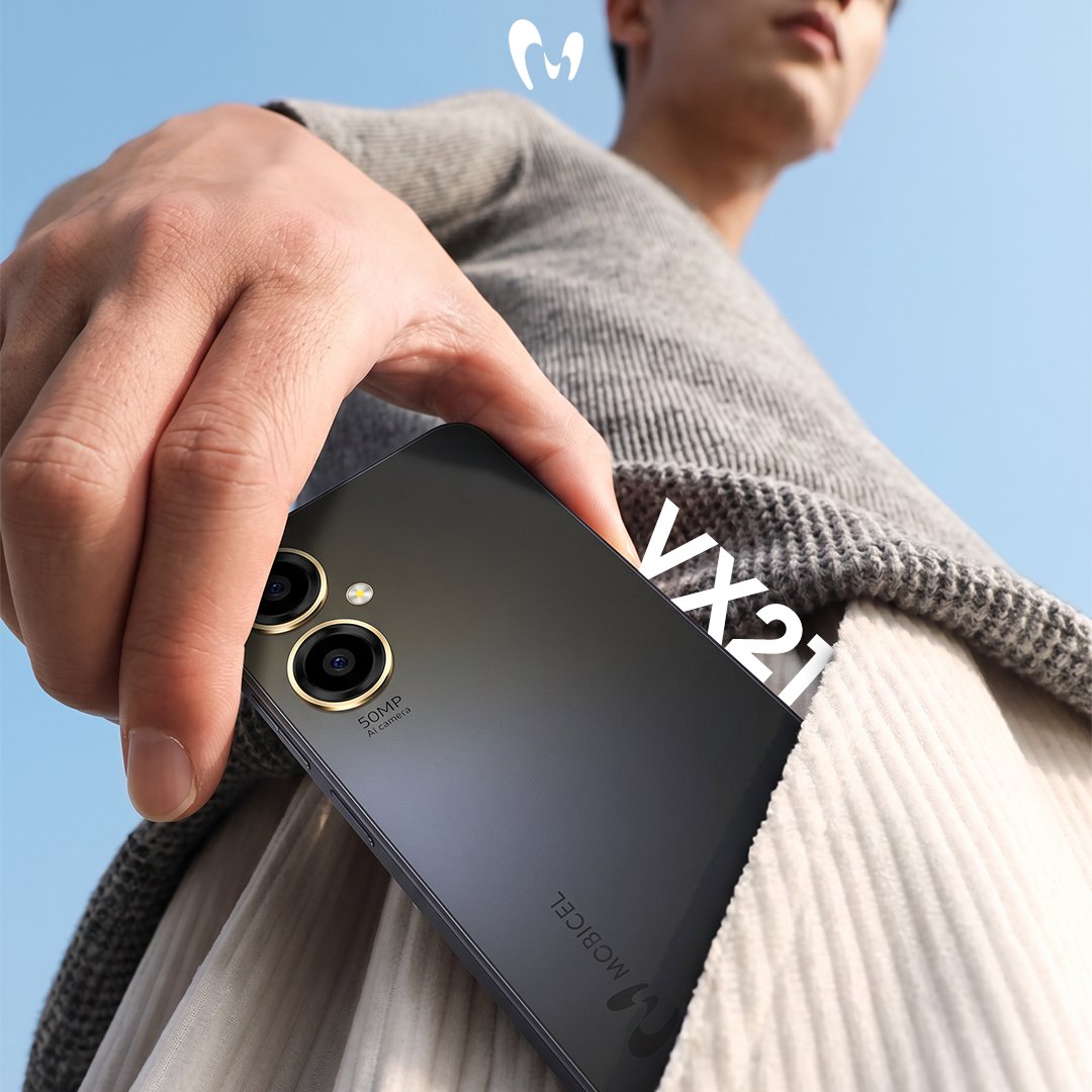 MobicelSA's tweet photo. Made to move with you 📲
The Mobicel VX21 - sleek, stylish and always within reach 🔥

#Mobicel #MobicelVX21 https://t.co/kcLgW5bHsa