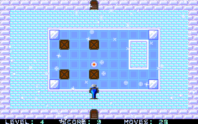 DosGamesCOM's tweet photo. Random game of the day:
Snow Palace (Puzzle: Chris Brown, 2007)

Download/play: https://t.co/iL6LTVSEEg

#dosgaming #retrogaming #puzzle #sokoban #ice #blockpushing #quickbasic #sourcecode https://t.co/iq2femHX7k