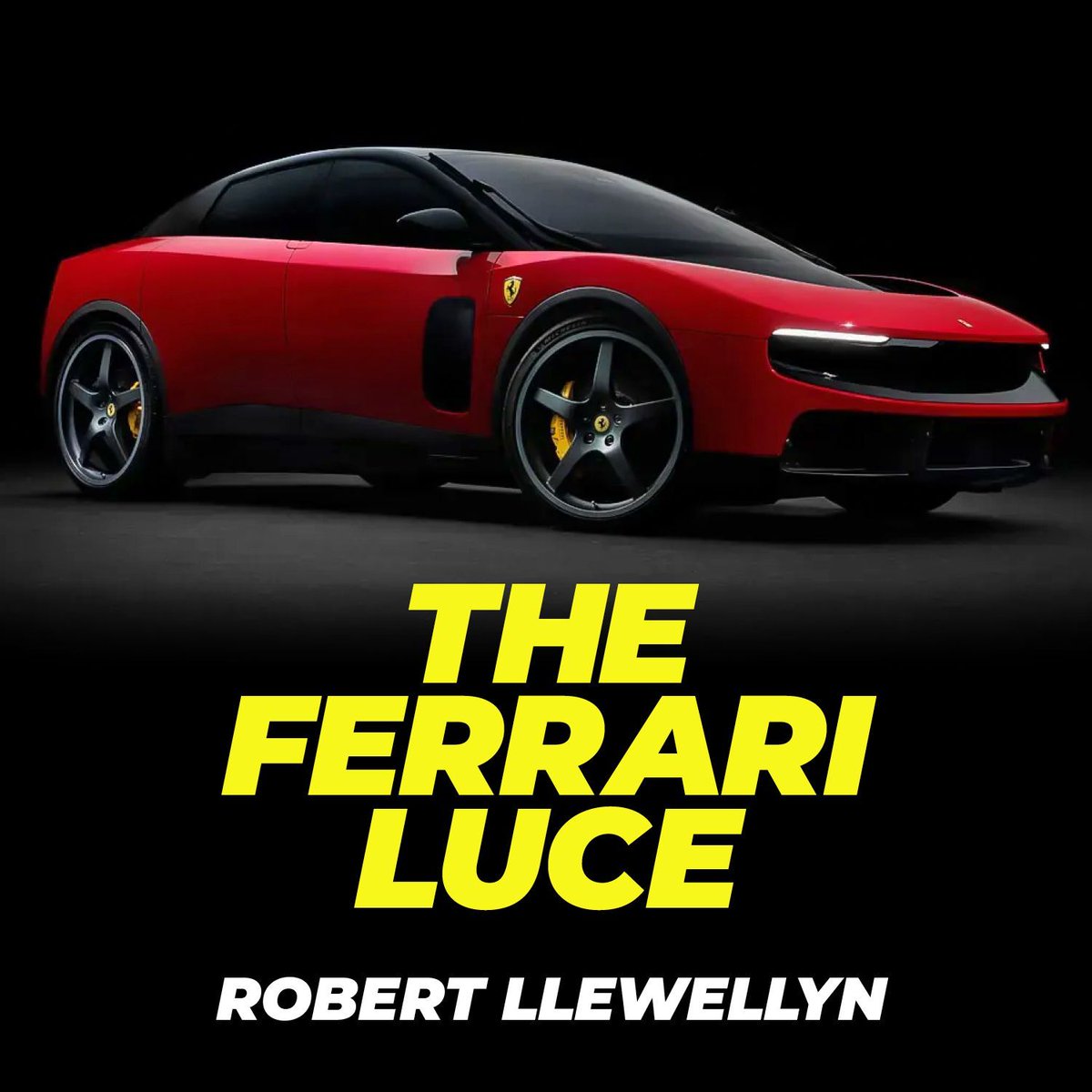 Everyth1ngElec's tweet photo. Robert received an invite to Rome this past weekend to see something very special... a preview of the new Ferrari Luce! With a high-speed entourage, hundreds of journos, and the reveal itself, discover what Robert's thoughts on it in our latest blog 👉 https://t.co/eSrzMTvhWf https://t.co/JmClwkWNxj