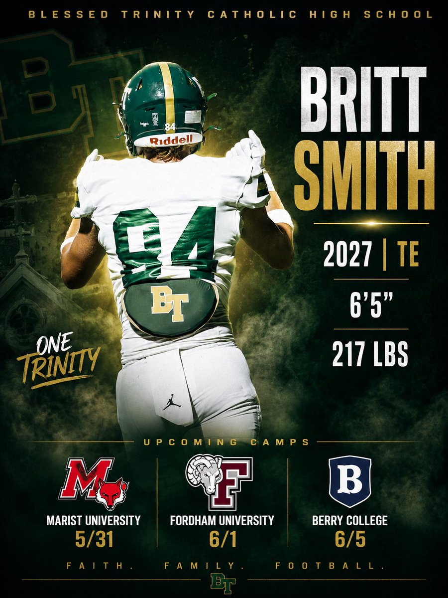 brittsmith31's tweet photo. Going to work next week!  Ready to compete!
@CoachEdDudley63 
@BTProspects 
@RecruitGeorgia 
@GAPrepVarsity 
@Marist_Fball 
@FORDHAMFOOTBALL 
@BigRed_Football 
@PennFBrecruit 
@YUFBRecruiting 
@ColgateFB 
@LehighFootball 
@DartmouthFTBL 
@BrownU_Football https://t.co/haALGApNS4