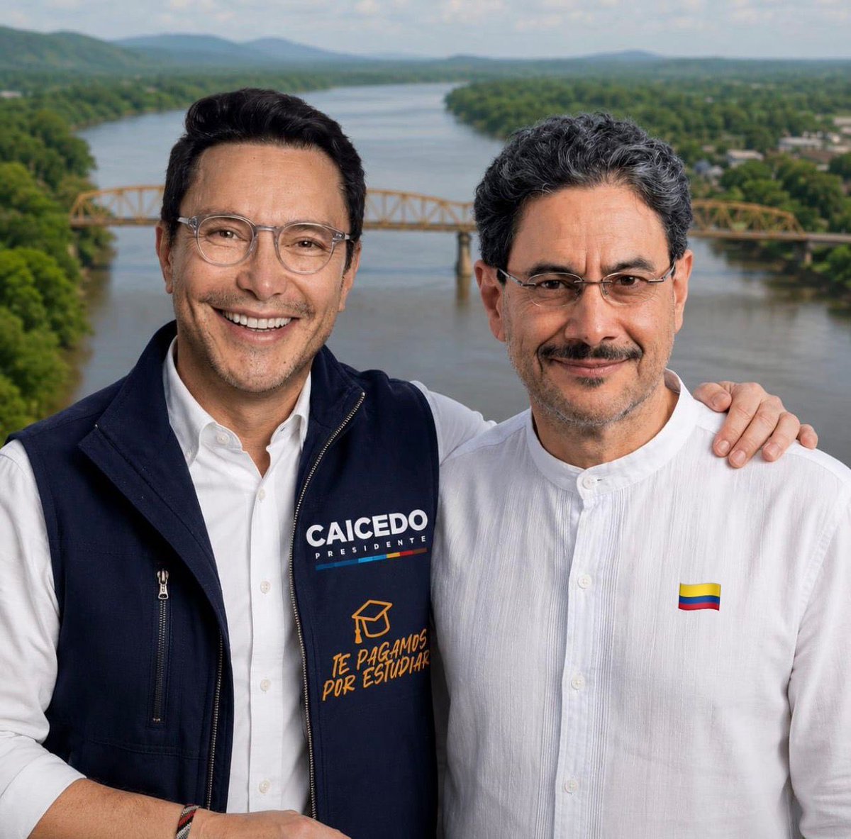 jdrivasr's tweet photo. Este es el lo momento de demostrarte de que estamos hechos en Colombia. Caicedo y Cepeda nos están pidiendo el voto de confianza este Domingo. #CaicedoYCepedaPorColombia https://t.co/FCC0L7IRvg