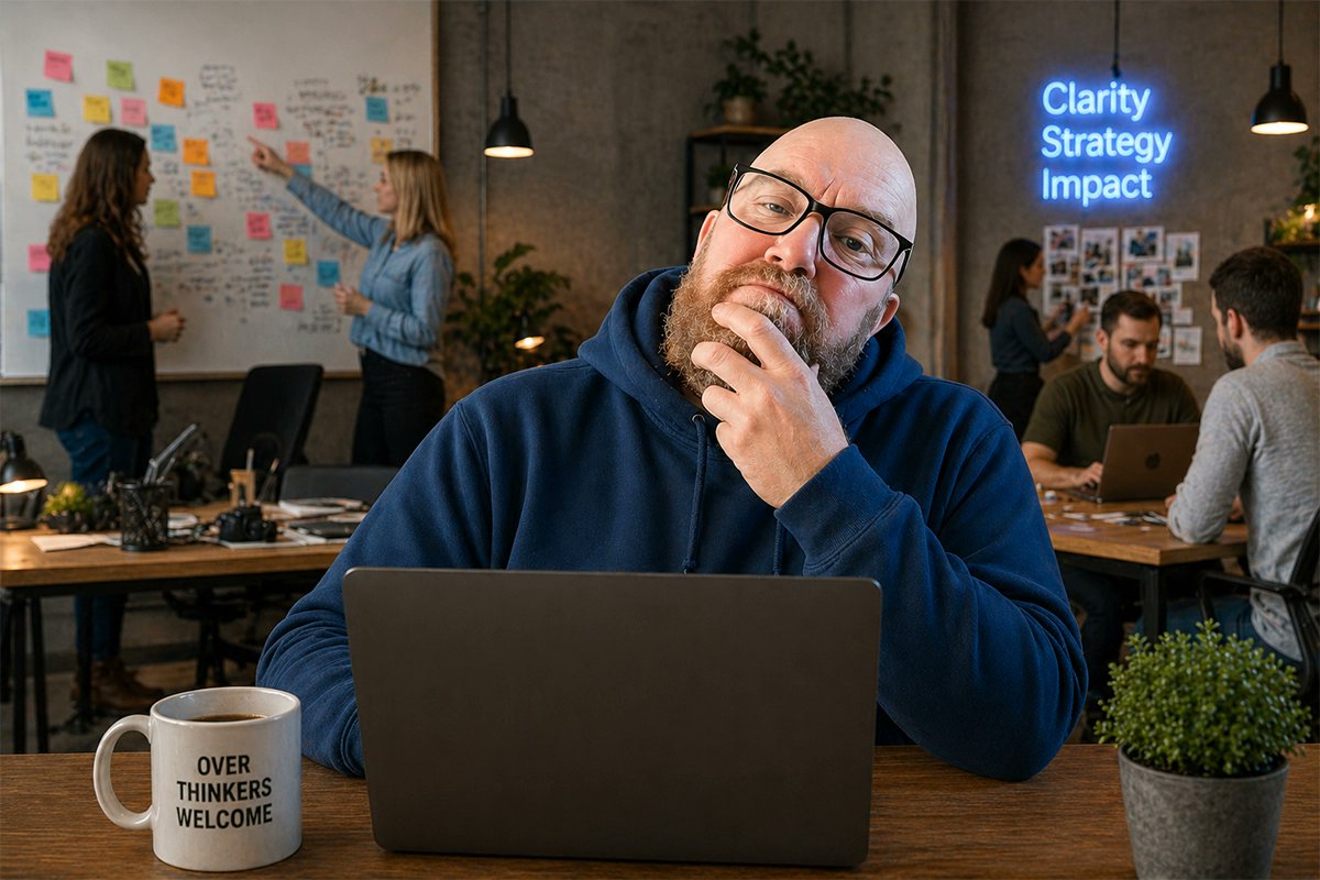 SDMakin's tweet photo. The Overthinker’s Guide to Modern Marketing is a Scottish marketing podcast exploring branding, SEO, AI, creativity, digital strategy &amp; business growth for modern brands across Scotland and the UK. https://t.co/HjNHr5y5PU #Marketing #ScottishBusiness #Podcast https://t.co/uDDv3h20fp