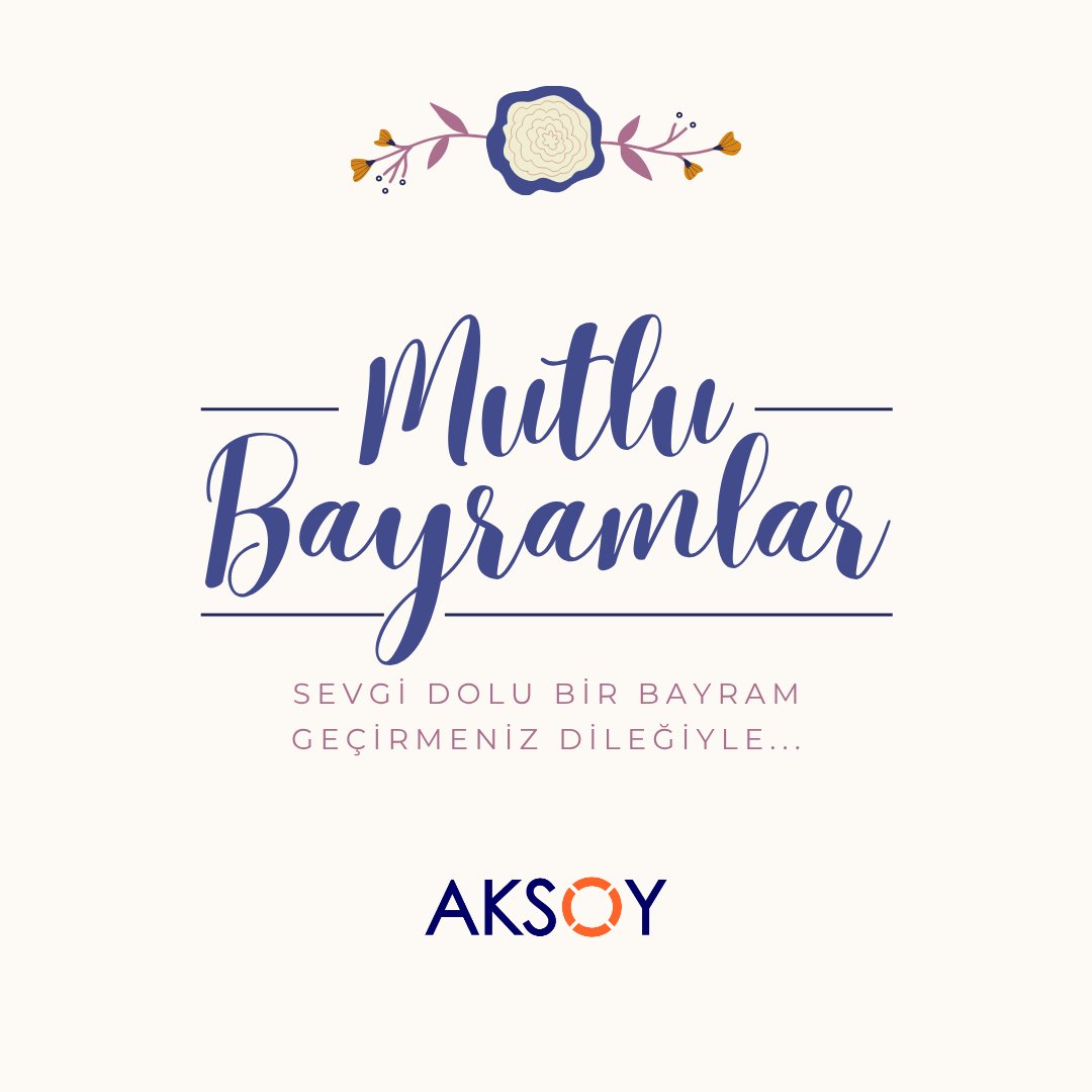 aksoyavtr's tweet photo. Kurban Bayramınızı En İçten Dileklerimizle Kutlarız! Mutlu Bayramlar! https://t.co/KM5ybYlX97