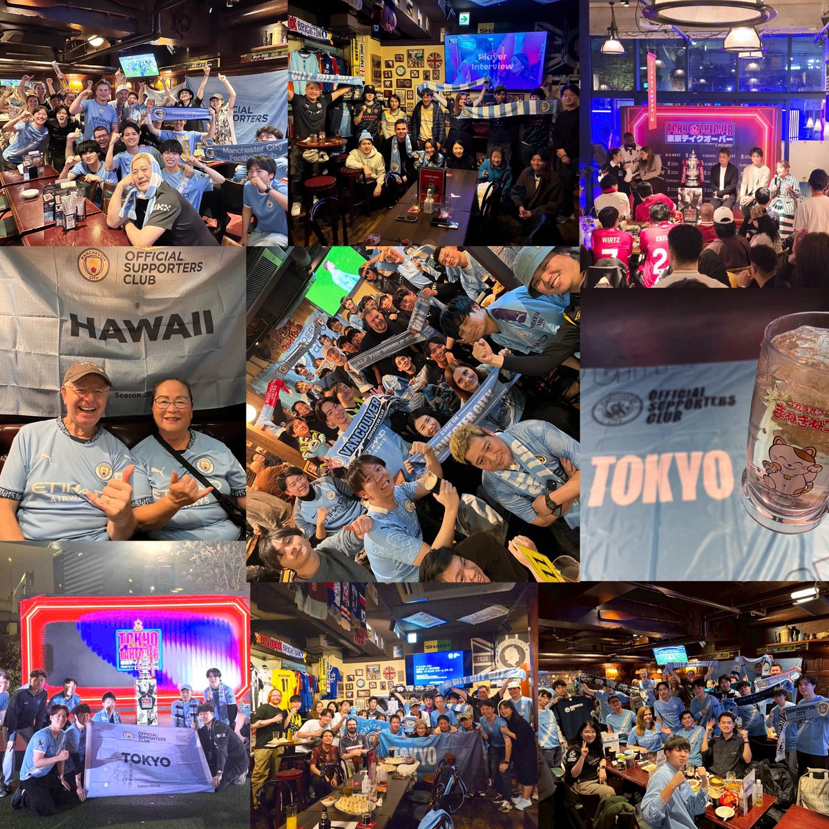 MCFC_TokyoOSC's tweet photo. 今季もおつかれさまでした！🩵🤝

シティサポクラ東京は運営体制を刷新し、
観戦会等に加えチケット枠やウェブサイト等の新たな活動も活発に行いました🙌

来季も1人でも多くの日本のシティサポがより楽しく応援できるために活動するので、よろしくお願いします🤲

オフも企画あります！

#ManCityOSC https://t.co/ns3TJvFRGx