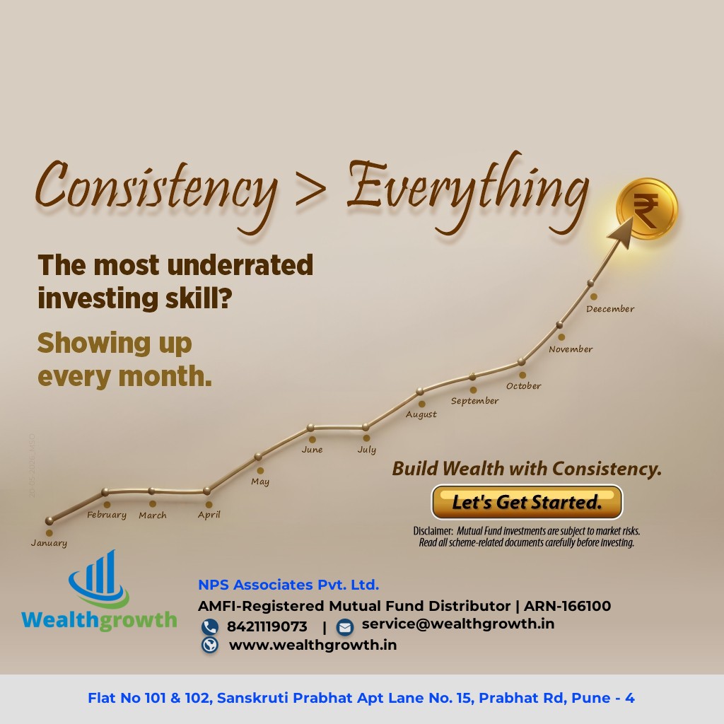 wealthgrowth4U's tweet photo. 📈 The Most Underrated Investing Skill? CONSISTENCY. 💡
In investing, you don’t need to time the market perfectly or chase every trending stock.
What truly builds wealth over time is staying consistent with your SIPs. 💰

To know more call us at +91 842 111 9073
#WealthGrowth https://t.co/UZnyWKdJma