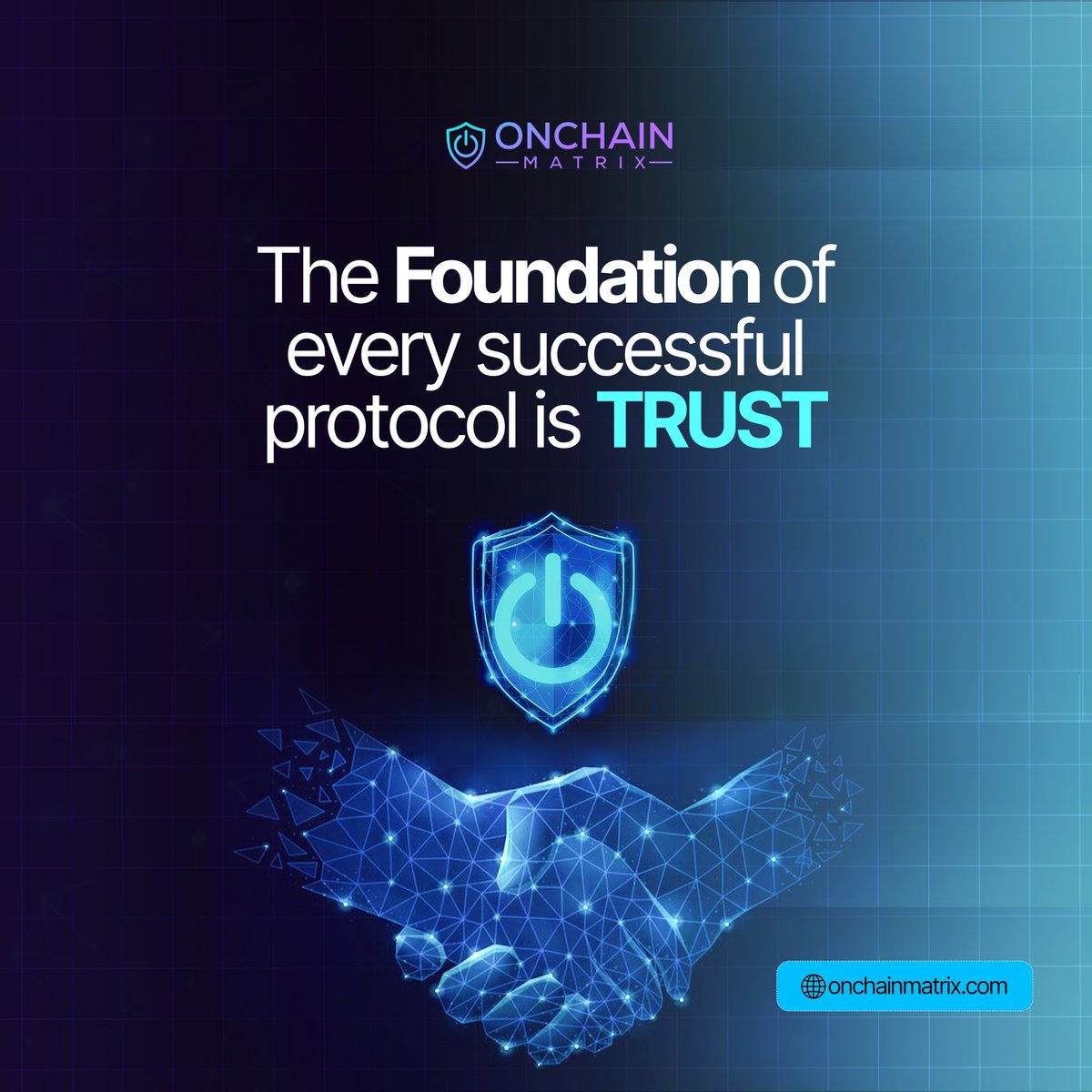 Onchain_Matrix's tweet photo. Trust is one of the biggest drivers of capital flow in DeFi — and it’s more important now than ever.

The hype of sky-high double digit APYs crashed hard in last few years, destroying trust.

Investors moved from asking “How much yield?” to “How is the yield generated?”

They now demand safety, transparency and sustainability.

Following the principle of trust,  Onchain Matrix has built  its protocol on full onchain transparency and disciplined treasury management.

Because in the long run, capital flows to systems people actually trust.