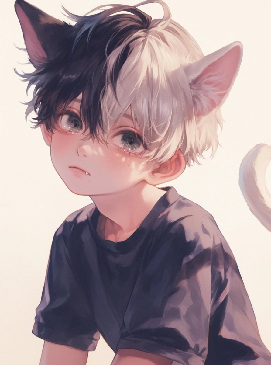 AIイラスト #猫耳少年 #猫耳男子 #吸血鬼 #ドラキュラ #ヴァンパイア (3/3)