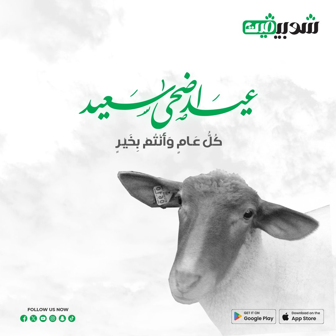 Shopivet's tweet photo. 🌙✨ تتقدم Shopivet بأصدق التهاني وأطيب الأمنيات بمناسبة عيد الأضحى المبارك.

نسأل الله أن يعيده عليكم وعلى أحبائكم بالخير واليُمن والبركات،
وأن يديم عليكم الصحة والسعادة وراحة البال.

كل عام وأنتم بخير 🤍🐾

#عيد_الأضحى #عيد_مبارك #Shopivet #كل_عام_وانتم_بخير #EidAlAdha https://t.co/p0coHVoe9V