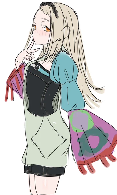 wip 横からラインが見える感じが好き