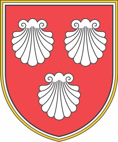 AleksHribovsek's tweet photo. V heraldiki Jakobova školjka simbolizira romarstvo, notranje iskanje, pot k veri, očiščenje, duhovno rast, plemenitost, zvestobo zaobljubam in predanost višjim ciljem. Najpogosteje je povezana s svetim Jakobom, zavetnikom romarjev, ter romarsko potjo v Santiago de Compostela. https://t.co/gMOSXzczbp