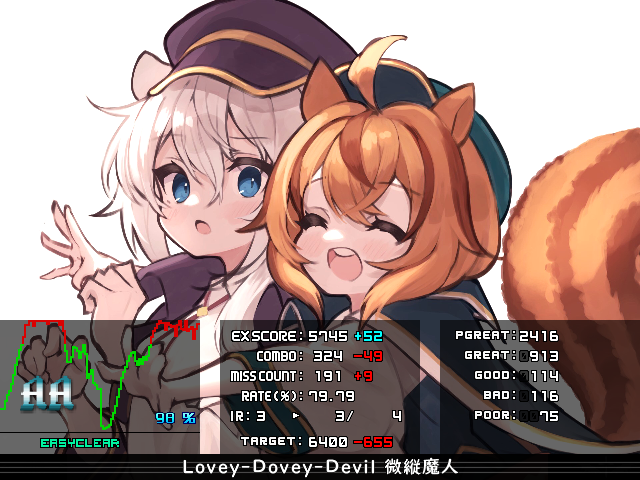 yumeru_'s tweet photo. 最近の

Lovey-Dovey-Devil 微縦魔人 サビ2回目の回復無かったら6くらい 
Re:End of a Dream -Xe- イントロアウトロの皿解釈一致 すごく難しい
Night chirps littlebird [Commonsense] 平然と混ざってる3連打がyabai ハードはそことジャリというかグシャってるとこゲー あと裏拍連打多い気がする https://t.co/FZ30ngYWR1