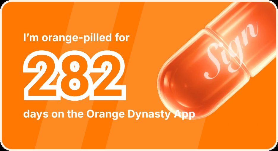 robhlians's tweet photo. I've been Orange-Pilled and Seeing Signs for 282 days 👀🧡🐉.Join the app and be a better version of yourself!
https://t.co/GEAxbWm3J0 https://t.co/MNXmQ2ijJy