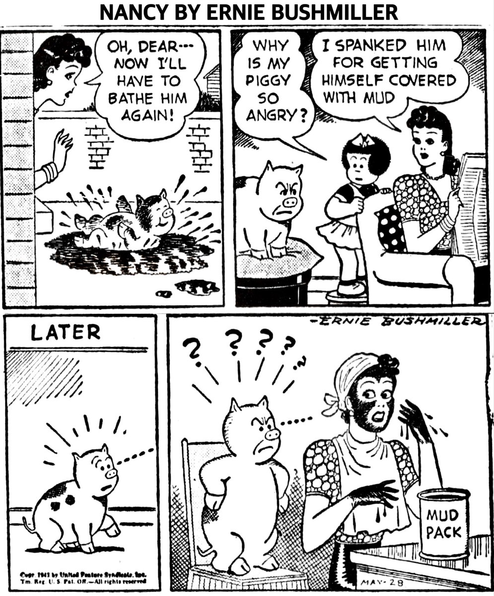 Nancy Comics by Ernie Bushmiller tweet media